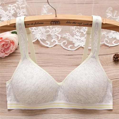 Generic Girls First Wireless Training Bra Teenage Girl Underwear Teen  Children Thin Cup Bra 12-18y Youth Small Breast Bra