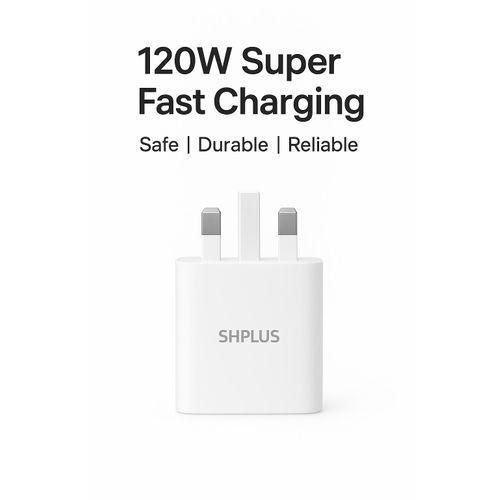 product_image_name-SHPLUS-SHPLUS. “120W Ultra-Fast Charger + Free 2A Type-C Cord – 3-Pin Plug”-3