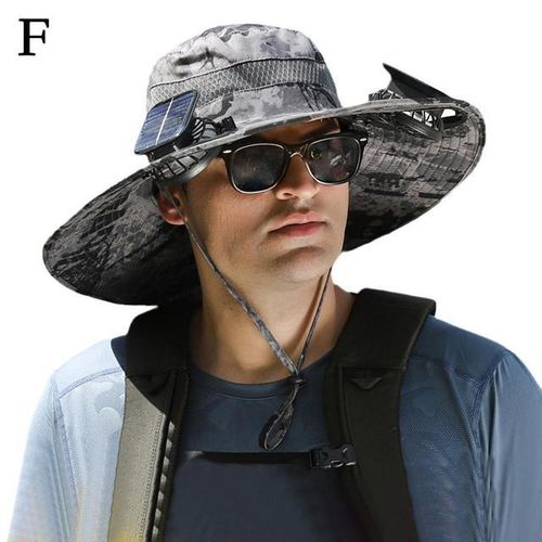 Generic Portable Solar Fan Cap 5V Solar Panel Hat With Fan Suitable Outdoor Camping Hiking Sunscreen Solar Automatic Charging For Jumia Nigeria