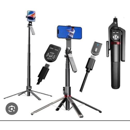 Generic C12 AI Tracking Selfie Stick Quadrupod, - image 2