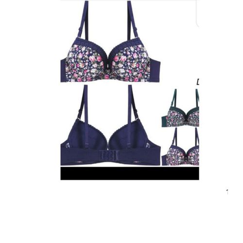 Fashion Flower Cute Sexy Push Up Bra 1piece