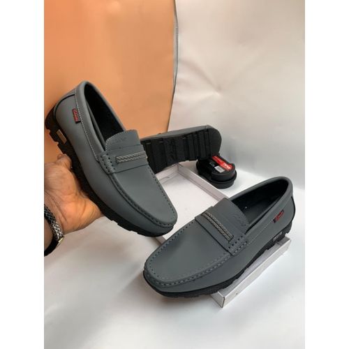 product_image_name-Clarks- High Sole Men’s Fashion Loafers Shoe-Grey-1