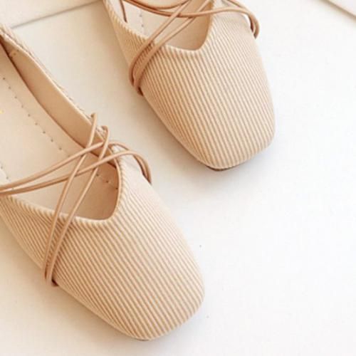 Fashion Women's Flat Shoes Fashion Cross Strap Soft Shoes