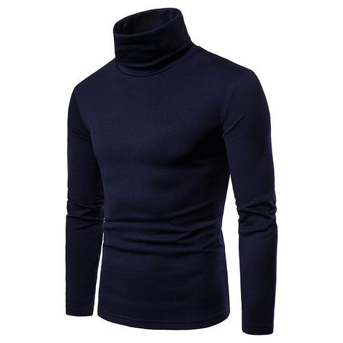 Eml Cotton Turtle Neck Long Sleeve - Navy Blue | Jumia Nigeria