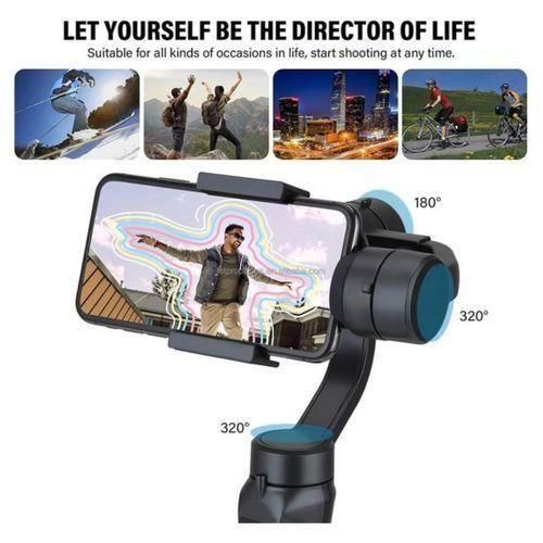 Generic 3-Axis Gimbal Face Tracking Handheld Stabilizer For Action Camera Holder And Anti Shake Video Record Smartphone Gimbal Stabilizer - image 5