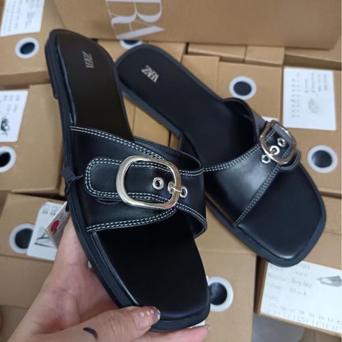 China Vision NEW IN FLAT BUCKLE SLIPPERS - image 3