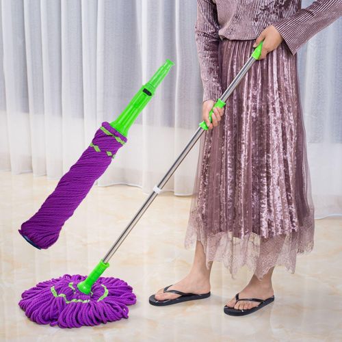 Generic Self Twist Absorbent Mob Hand Self-twisting Floor Mop Stick