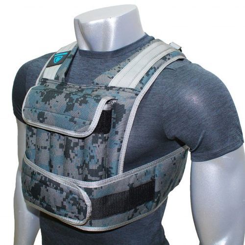 product_image_name-LIVEPRO-Weighted Vest 20kg Adjustable For Male & Female-2