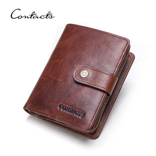 mens wallet leather genuine Long designer wallet men's purses coin & card  hold