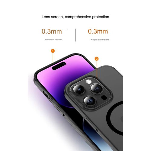Fashion IPhone 15 Pro Max Protective Case -Magsafe Translucent Pouch - image 5