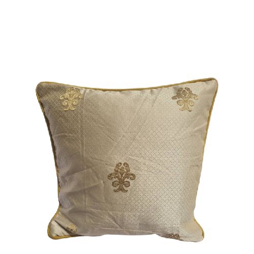 Generic 18 X 18 Inch Luxury Golden Embroidered Throw