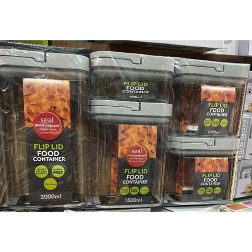 product_image_name-Generic-5pcs Set Air Tight Cereal Containers - Different Sizes-1