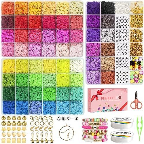  Redtwo 5100 Clay Beads Bracelet Making Kit, Flat