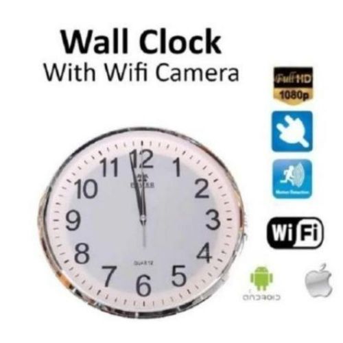 Generic High Quality Wall Clock Camera High Edition