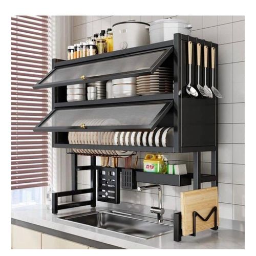 Generic Over The Sink Double Tier Plate Rack/Dish Drainer