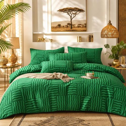 Generic 6*6 Lightweight 4 Pcs Duvet Cover Set - Multicolor Printed Bedding