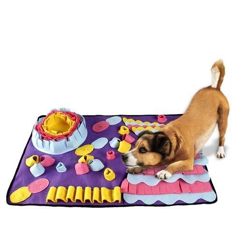 Pet Food Bowl Anti-choking Dog Bowl Training Mat Sniff Pad Dogs