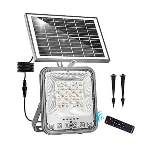 product_image_name-Generic-200w Solar Powered Street Light - Ip 67 Water Proof Outdoor Lamp With Solar Panel & Remote Control-1