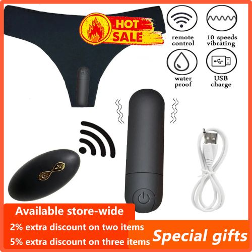 New Vibrating Panties 10 Functions Wireless Remote Control Strap