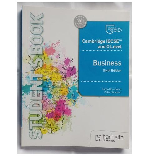 Generic Hodder Cambridge IGCSE  Business (THICK PAPER )