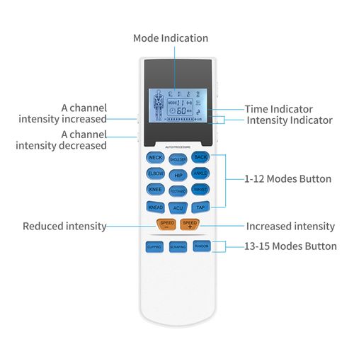 Portable Electrotherapy Machine Muscle Stimulator 15 Modes 4