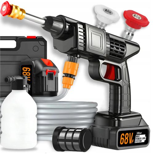 Generic Portable High Voltage Rechargeable Pressure Washer Gun with Battery - image 2