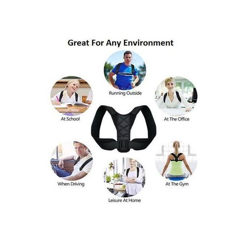 product_image_name-Generic-Back Posture Corrector Shoulder Support Upper Back Brace - L-4