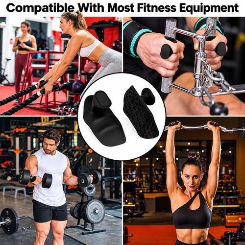 Generic Silicone Gym Grips – Anti-Slip Weightlifting, Workout & Pull-Up Hand Grips - image 3