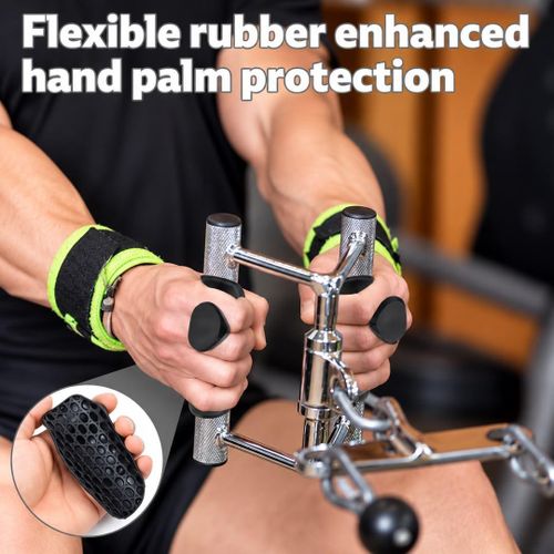 Generic Silicone Gym Grips – Anti-Slip Weightlifting, Workout & Pull-Up Hand Grips - image 5