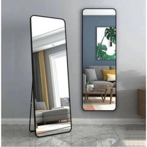 Generic Elegant Standing Mirror Black