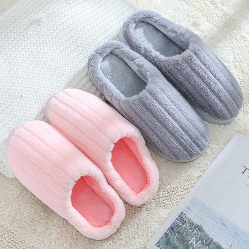 product_image_name-Fashion-Fluffy Pink Home Slippers-1