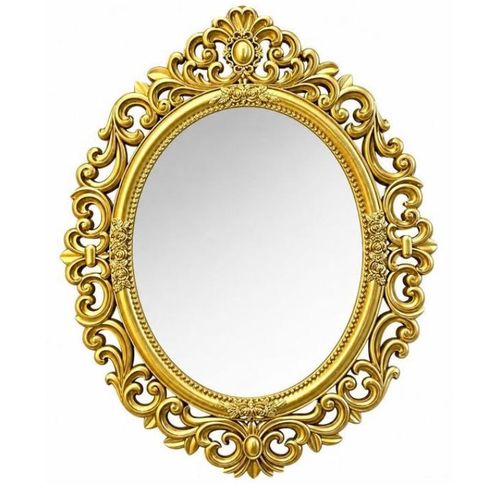 Generic Gold Plated Vanity Wall Mounted Make-up Mirror