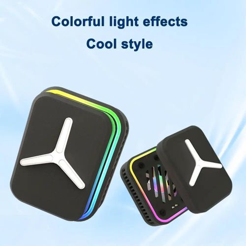 Generic SR03 Wireless Magnetic Phone Cooler With LED Light - Black - image 5