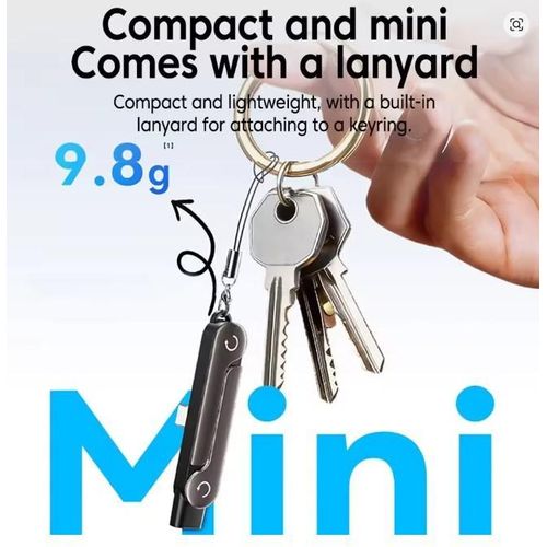 Generic 240W USB type-c Lightning Built-in Stand Adapter Multi-function Foldable Converter for phone - image 4