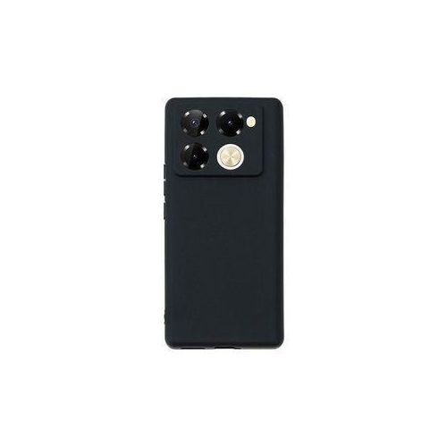 Generic Infinix Note 40 Pro Classic Minimalist Slim Protective Matte Black Silicone Back Case