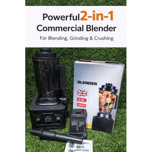 product_image_name-Generic-2-in-1 Commercial Blender 1500W With Grinder – 4.5L Heavy Duty-1