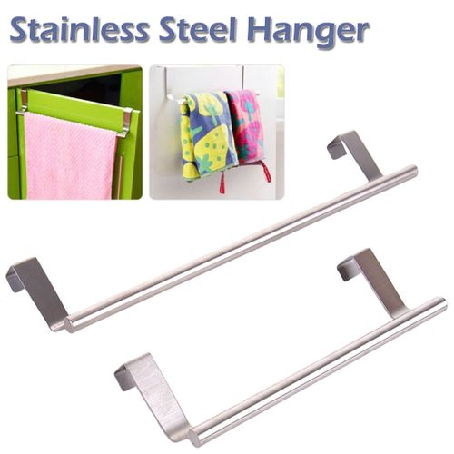 Cabinet Hanger Over Door Kitchen Towel Holder Drawer Hook Storage Bathroom  Scarf