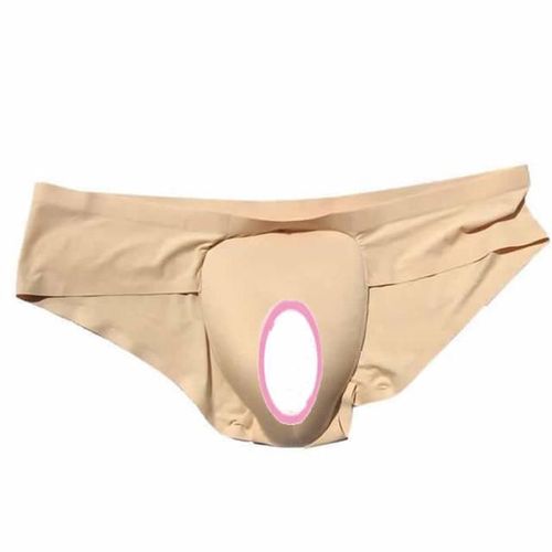 Generic New Control Pants Gaff Ice Silk Traceless Sexy Underwear  Crossdresser Transgender Shemali Camel Toe Underwear