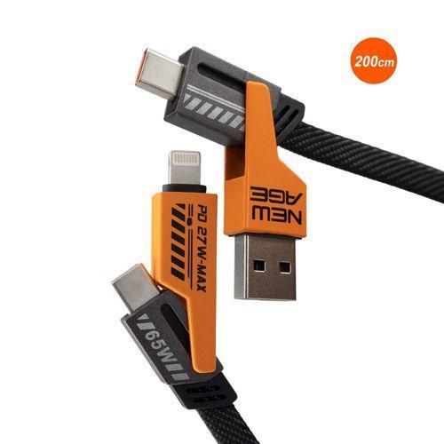 product_image_name-New Age-Connect Prime 4 65W (4-in-1 Multiport) 2M Cable-3