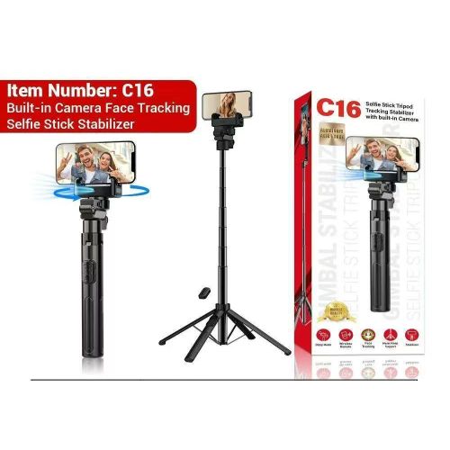Gadget Share this product    Tripod Stand Phone Camera Stretchable Adjustable Stand Holder + Remote Control