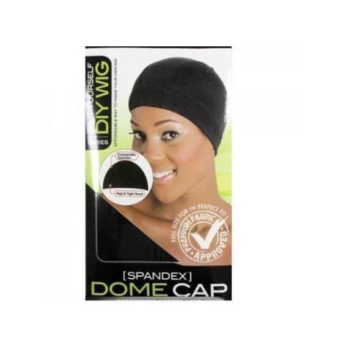product_image_name-Generic-12 PCS - Spandex DIY Dome Braid And Wig Cap - Black-1