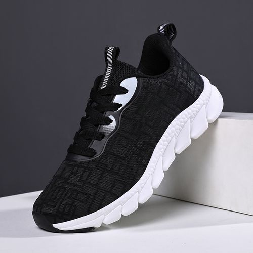Fashion Women Casual Shoes Fashion Breathable Walking Mesh Flat Shoes Women Sneakers Female Footwear Black Jumia Nigeria