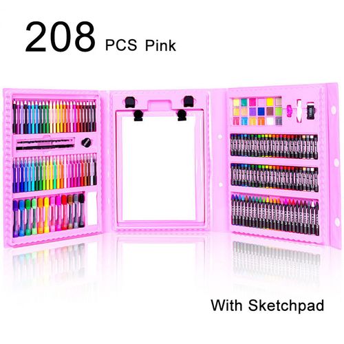 208-Piece Art Supplies Kit for Painting & Drawing,Kids Art Set