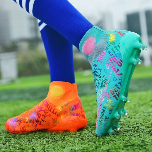 Fashion 2022 Men High Top Football Shoes Male Soccer Boots Sneakers Jumia Nigeria