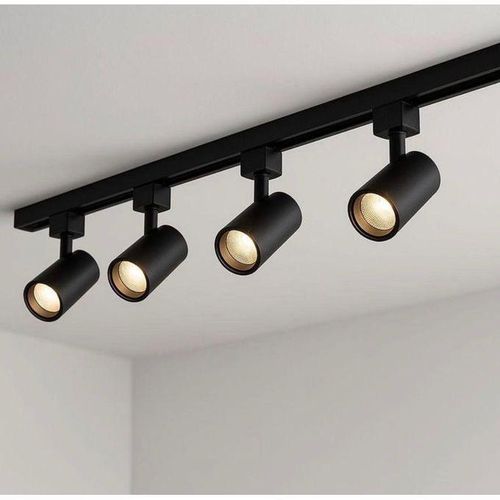 Generic 40w Track Light Adjustable Track Ceiling/wall Spotlight 4 in 1 whole set - Black - image 2