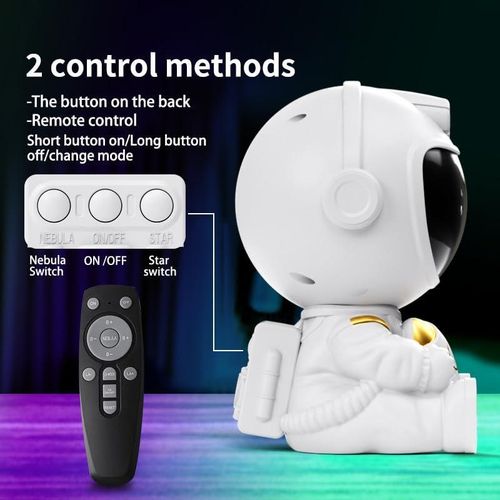 Generic Astronaut Starlight Projector Light - Intelligent Nebula Galaxy Night Light, Space Projector Lamp - image 7