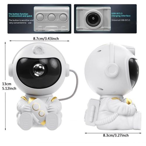 Generic Astronaut Starlight Projector Light - Intelligent Nebula Galaxy Night Light, Space Projector Lamp - image 8
