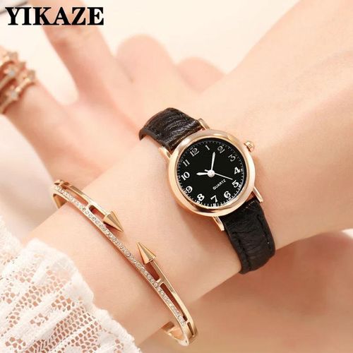 Generic Women watches vintage small dial Women s Watch PU leather strap fashion bracelet quartz wristwatch clock for ladies girls woman Jumia Nigeria