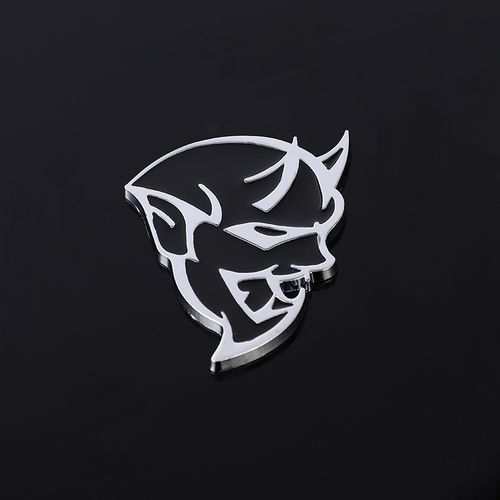 Amazon.com: 2X Demoncat Ghoul Redeye Logo Emblem Badge Compatible with  Challenger Charger Hellcat Demon (4
