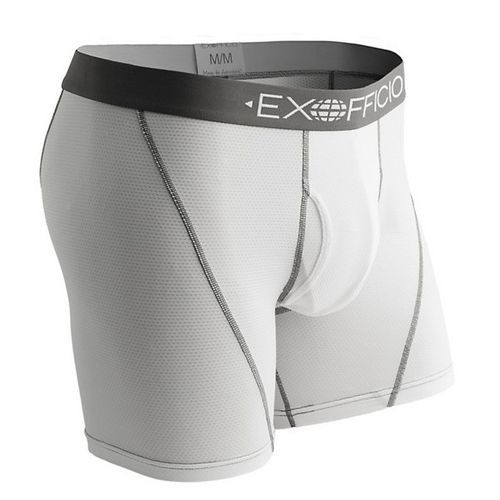 Fashion Ex Officio Exofficio Men Mesh Boxer Casual Quick-dry Breathable  Soft Men Underwear Tight Plus Size S-XXL(#White)